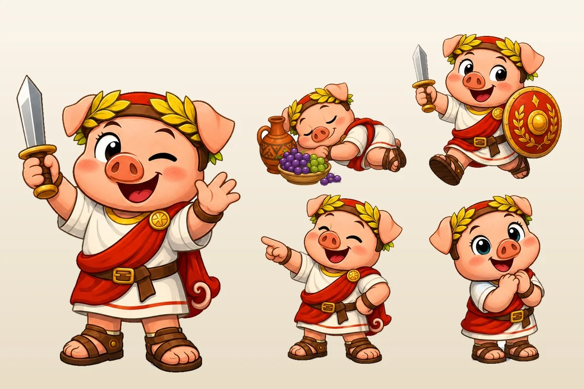 Ham Balonius — expression sheet